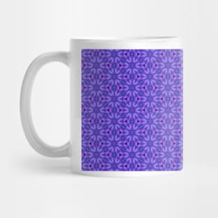 Psychedelic Snowflakes Pattern Mug